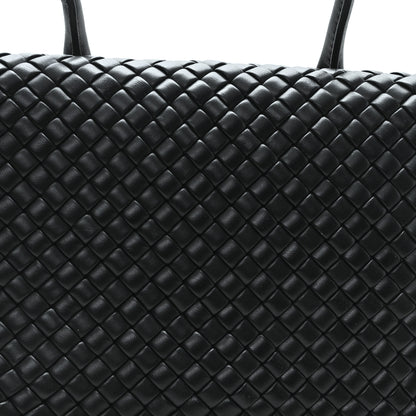 Bottega Veneta Nappa Intrecciato Patti Top Handle Bag Black 8 of 10