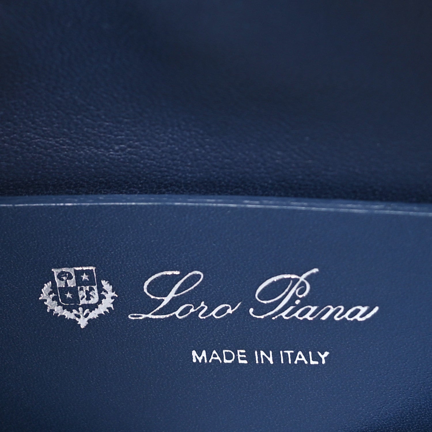 Loro Piana Calfskin Milky Way Odessa Shoulder Bag Navy 6 of 8