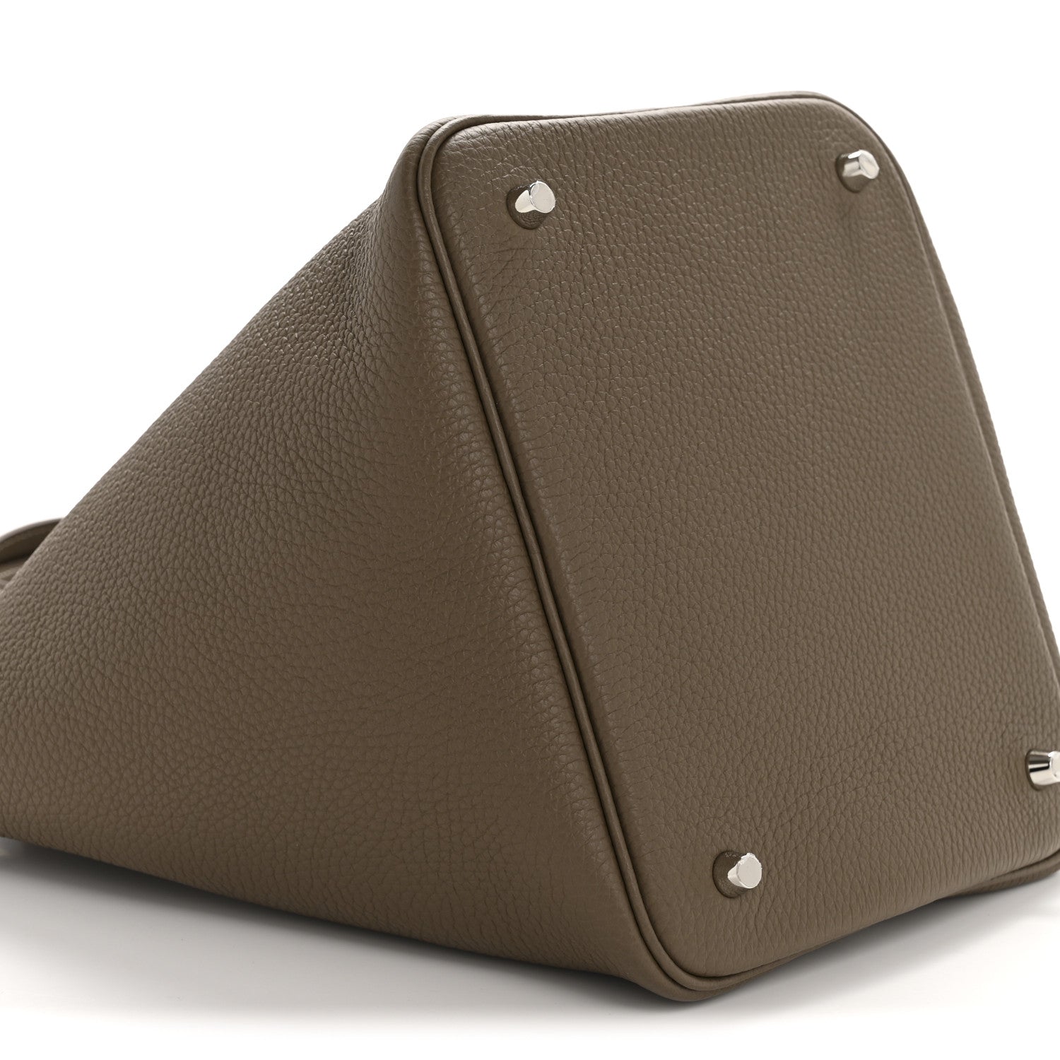 Hermes Taurillon Clemence Picotin Lock 22 MM Etoupe 9 of 12