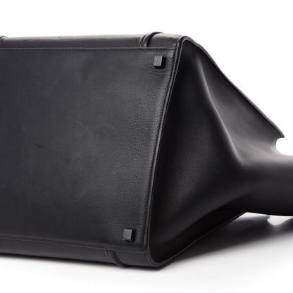 Celine Smooth Calfskin Medium Phantom Luggage Black 7 of 12