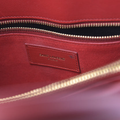 Saint Laurent Calfskin Sac De Jour Lipstick Red 6 of 9