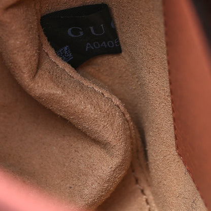 Gucci Monogram Textured Dollar Calfskin Small Ophidia Hobo Cloche Rose Pink 7 of 11