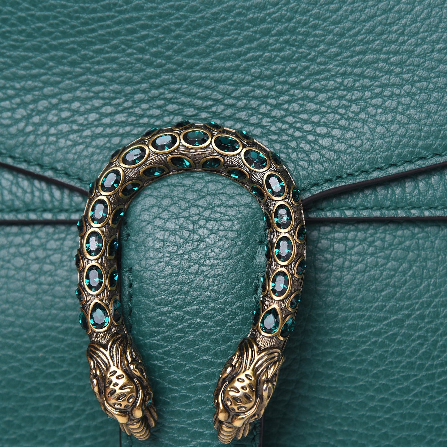 Calfskin Mini Dionysus Shoulder Bag Emerald