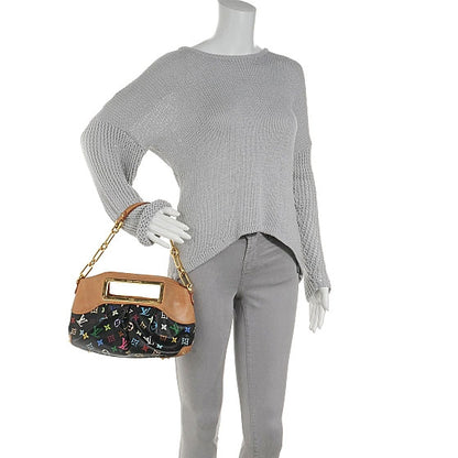 Louis Vuitton Monogram Multicolor Judy PM Black 2 of 8