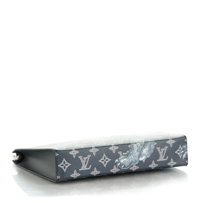 Louis Vuitton Savane Monogram Lion Chapman Pochette Voyage MM Ink 4 of 7