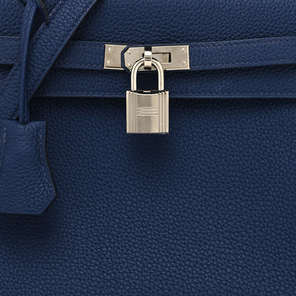 Hermes Togo Kelly Retourne 25 Bleu Saphir 8 of 10