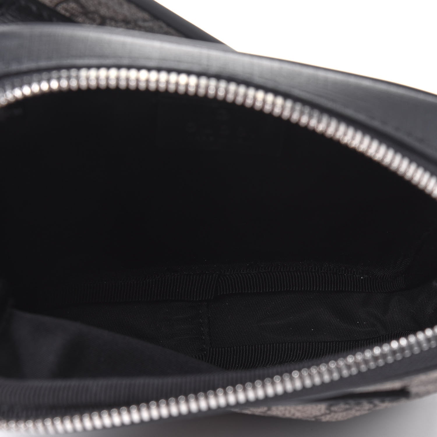 Gucci GG Supreme Monogram Web Belt Bag Black 5 of 15