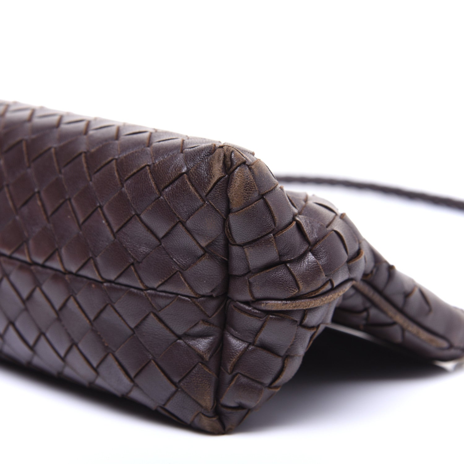Bottega Veneta Nappa Intrecciato Mini Shoulder Bag Ebano 7 of 13
