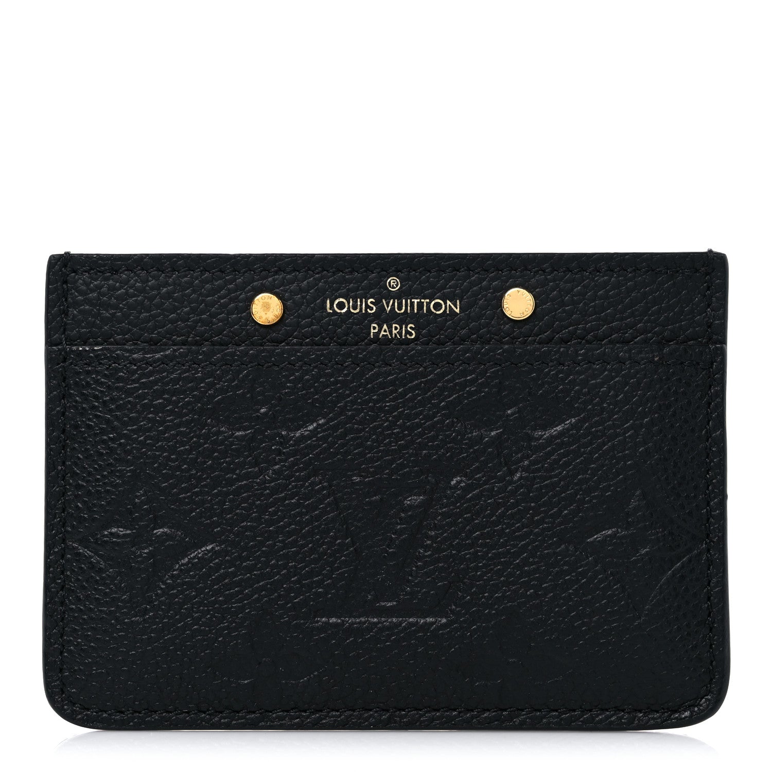 Louis Vuitton Empreinte Card Holder Black 1 of 7