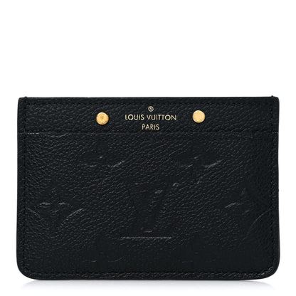 Louis Vuitton Empreinte Card Holder Black 1 of 7
