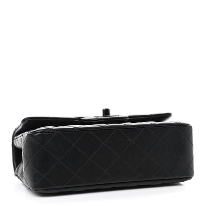 Chanel Lambskin Quilted Mini Rectangular Flap So Black 4 of 9