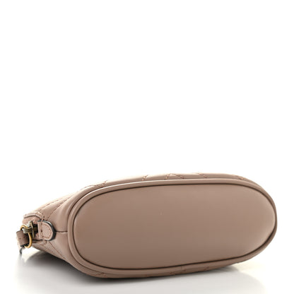 Gucci Calfskin Matelasse GG Marmont Pouch Cosmetic Case Porcelain Rose 4 of 7