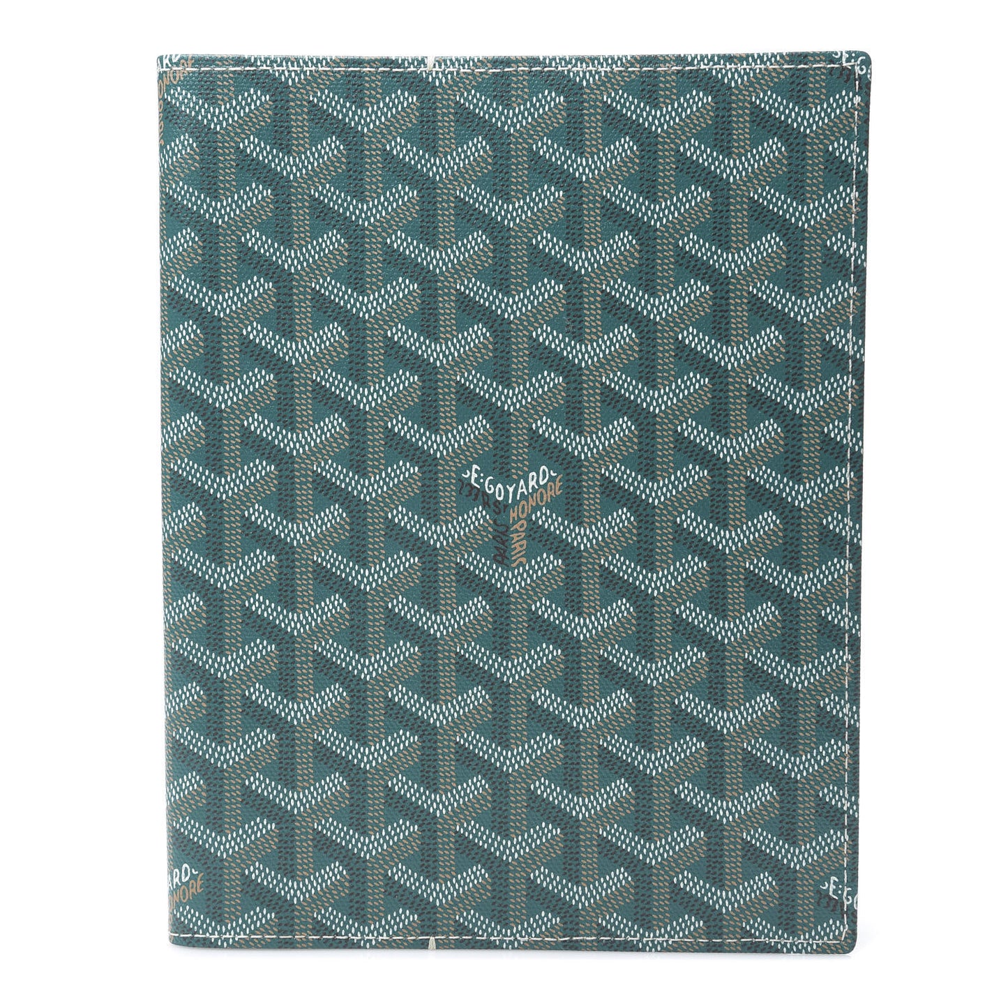 Goyardine Agenda Cover Green