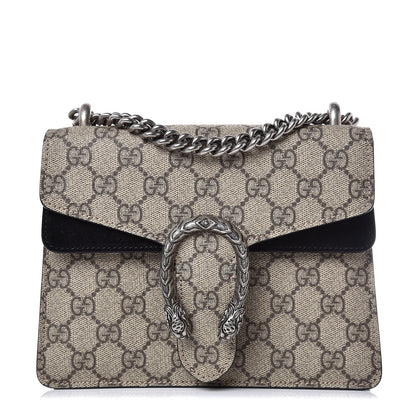 Gucci GG Supreme Monogram Mini Dionysus Shoulder Bag Black 1 of 8