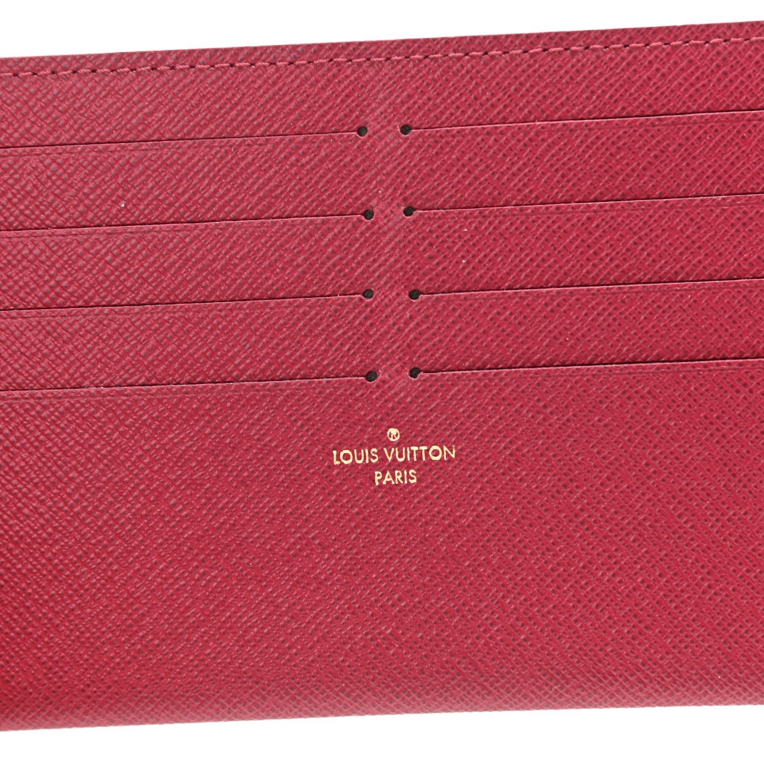Louis Vuitton Calfskin Felicie Card Holder Insert Fuchsia 6 of 6