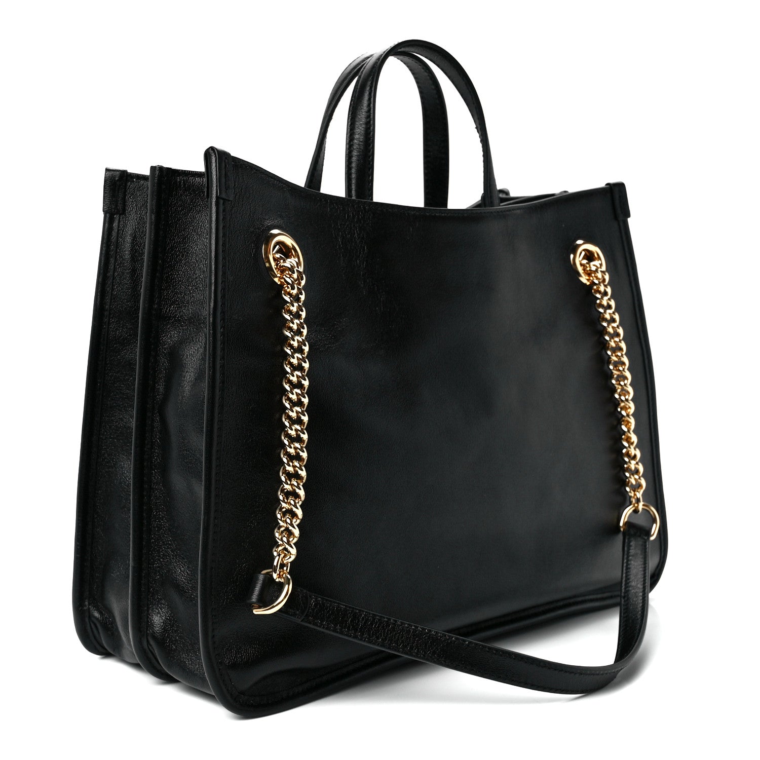 Gucci New Sakai Calfskin Lux Medium Horsebit 1955 Tote Bag Black 4 of 14