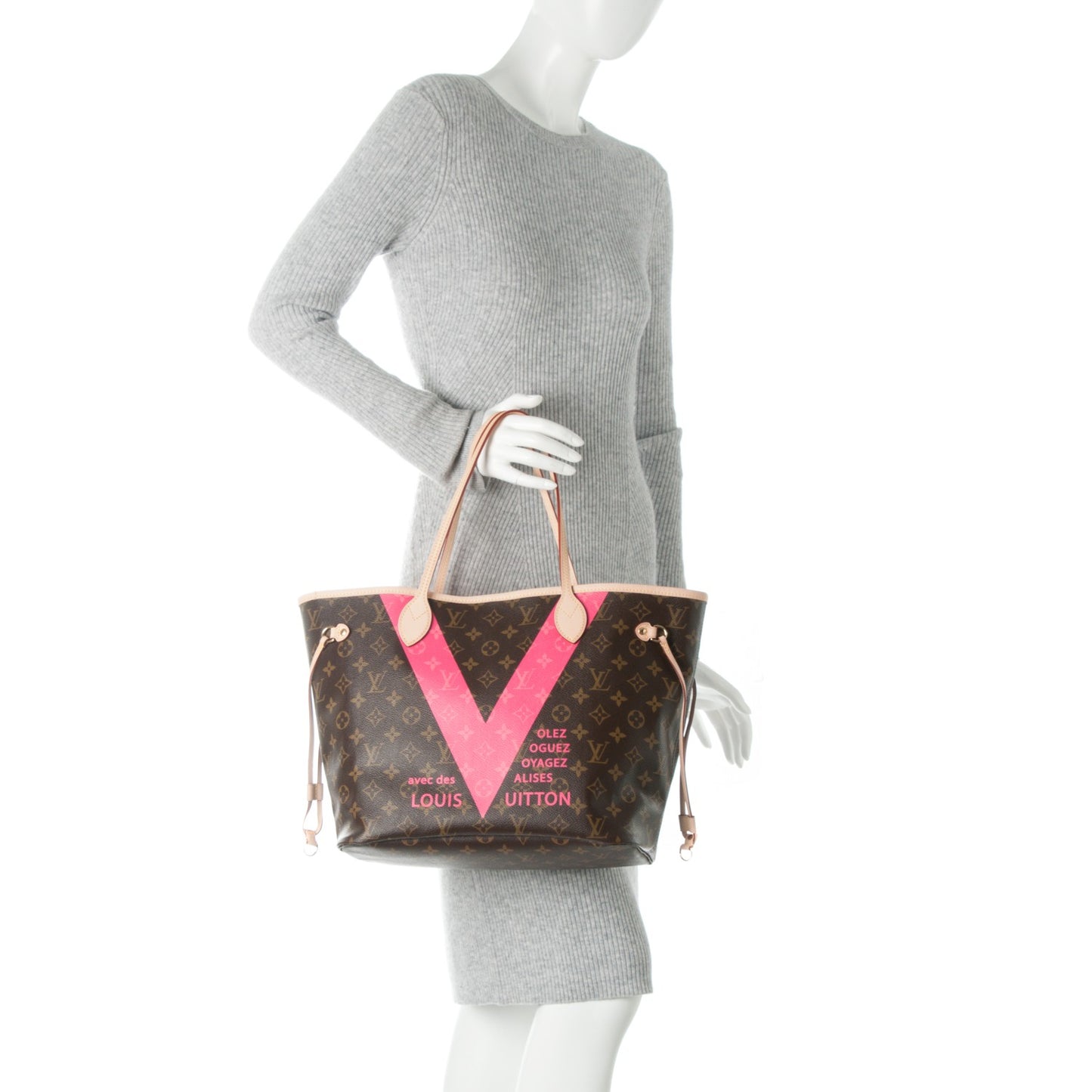 Monogram V Neverfull MM Grenade