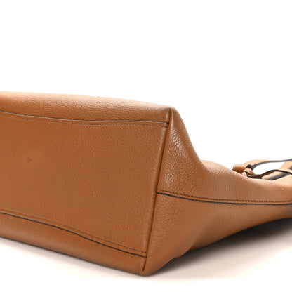 Prada Vitello Phenix Embossed Logo Tote Canella 9 of 9