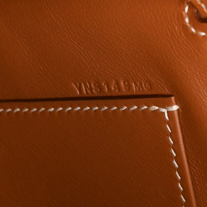 Hermes Swift Kelly Pochette Clutch Gold 10 of 14