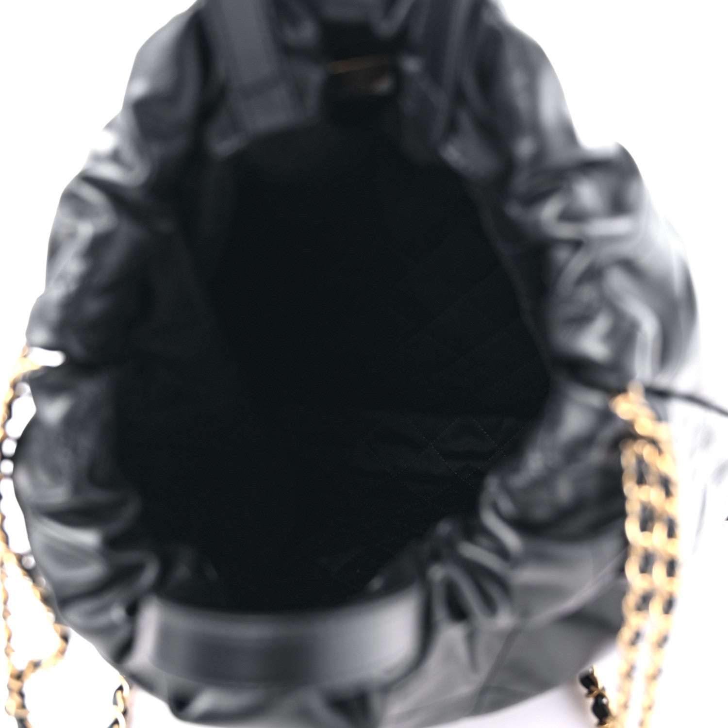 Chanel Shiny Calfskin Quilted Chanel 22 Backpack Black 5 of 9