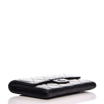 Chanel Caviar Quilted Small Flap Wallet Black 4 of 8
