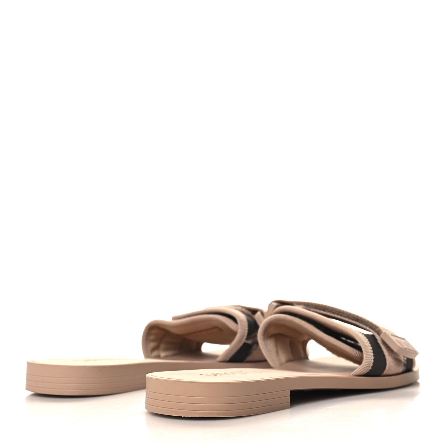 Canvas Nylon Camouflage Dior(e)volution Mule Slide Sandals 39 Nude