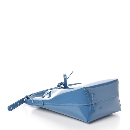 Mansur Gavriel Patent Calfskin Mini Mini Bucket Bag Blue 4 of 9