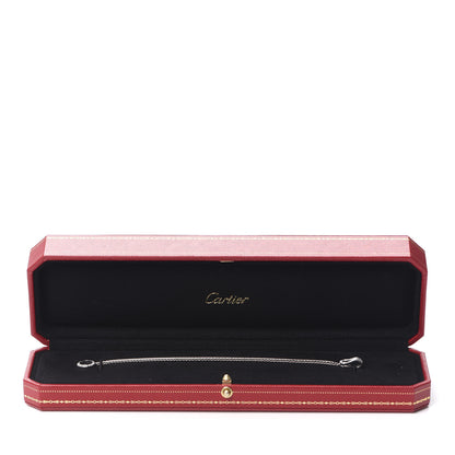 Cartier 18K White Gold Diamond Agrafe Bracelet 5 of 5