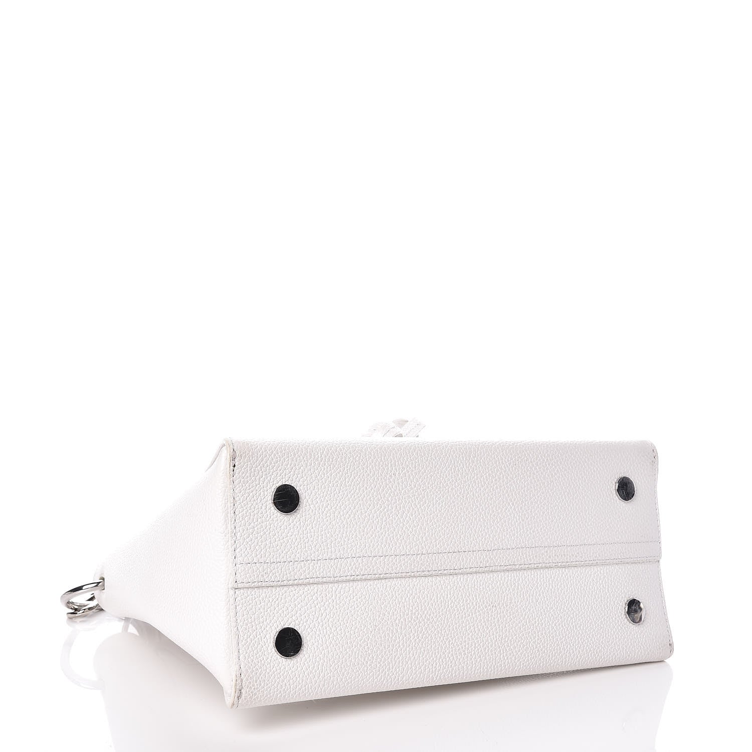 3.1 Phillip Lim 3.1 Textured Calfskin Leigh Top Handle Satchel White 5 of 14