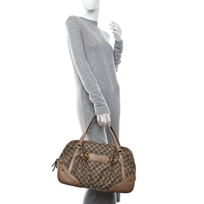Gucci Monogram Jockey Boston Beige 2 of 11