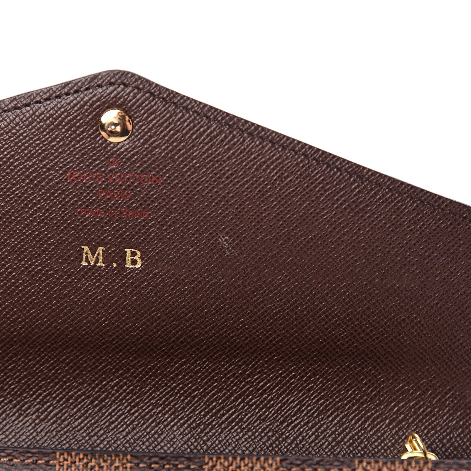 Louis Vuitton Damier Ebene Sarah Wallet NM 8 of 8
