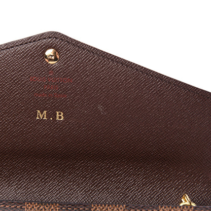 Louis Vuitton Damier Ebene Sarah Wallet NM 8 of 8