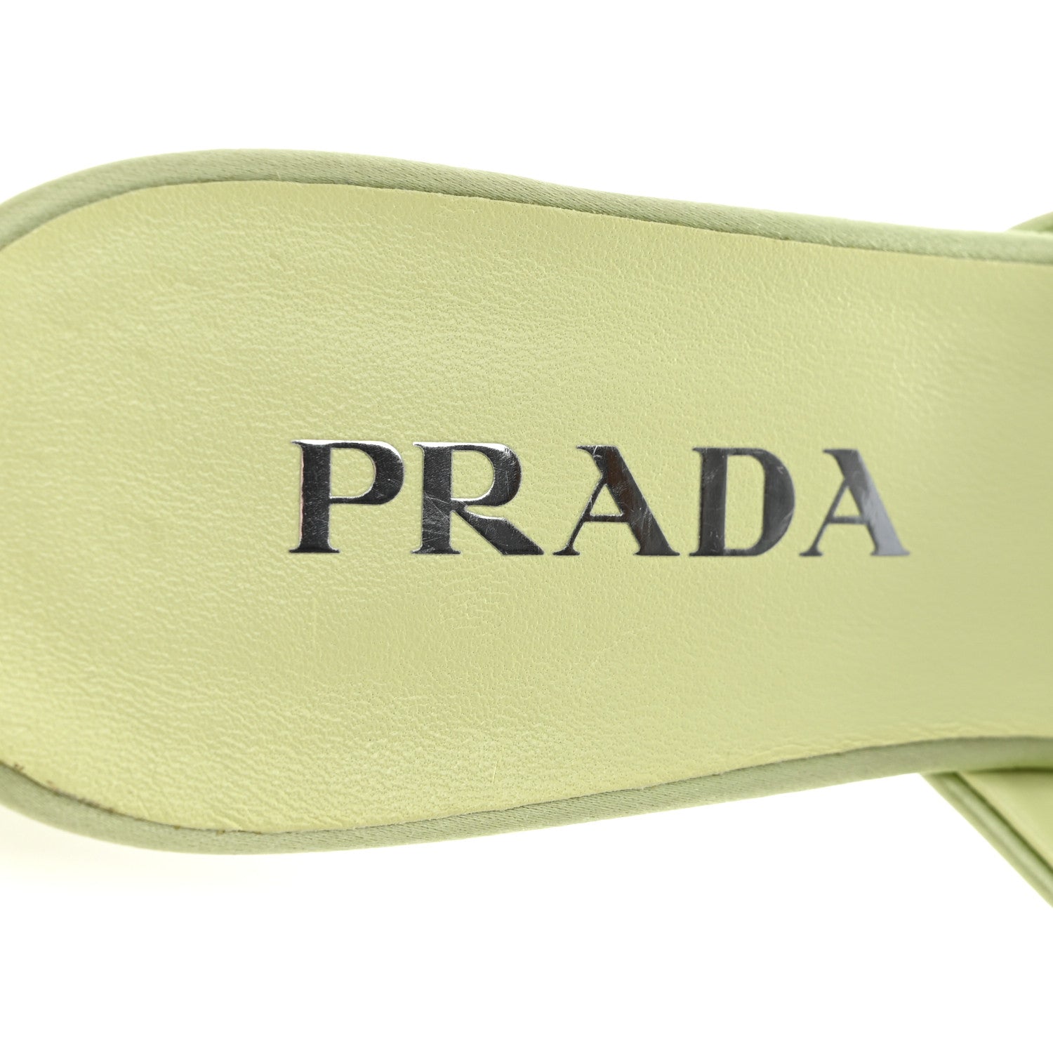 Prada Satin Metallic Pumps 38 Rugiada 8 of 8