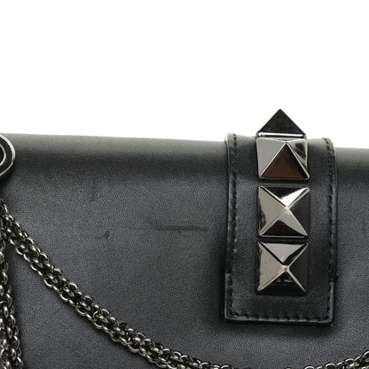 Valentino Garavani Vitello Medium Glam Lock Rockstud Flap Black 19 of 21