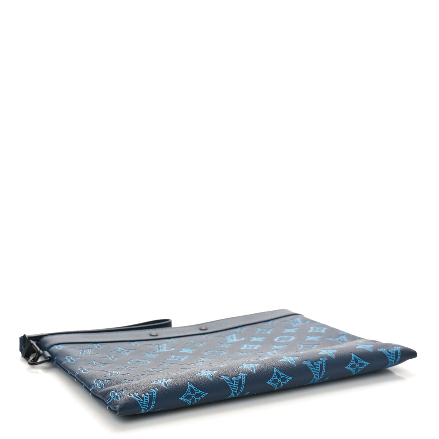 Monogram Shadow Pochette To-Go Navy River Blue