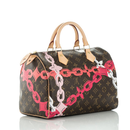 Louis Vuitton Monogram Bay Speedy 30 Rose Ballerine Poppy 3 of 7