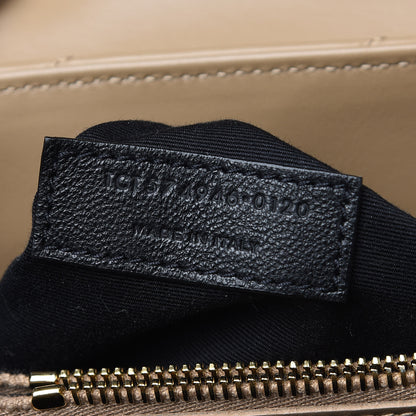 Saint Laurent Calfskin Y Quilted Monogram Medium Loulou Chain Satchel Dark Latte 6 of 9