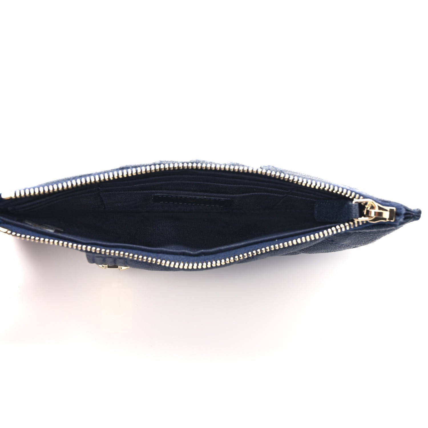 Chanel Caviar Quilted Boy iPhone Pouch Blue 5 of 7