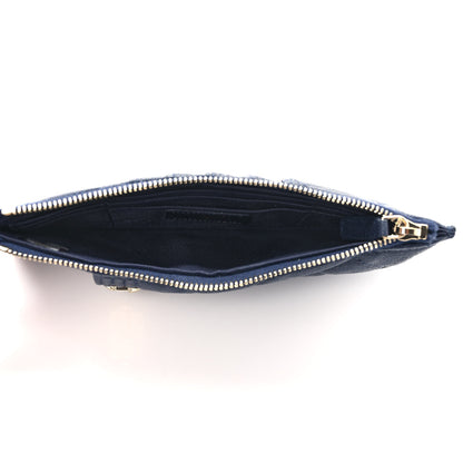 Chanel Caviar Quilted Boy iPhone Pouch Blue 5 of 7