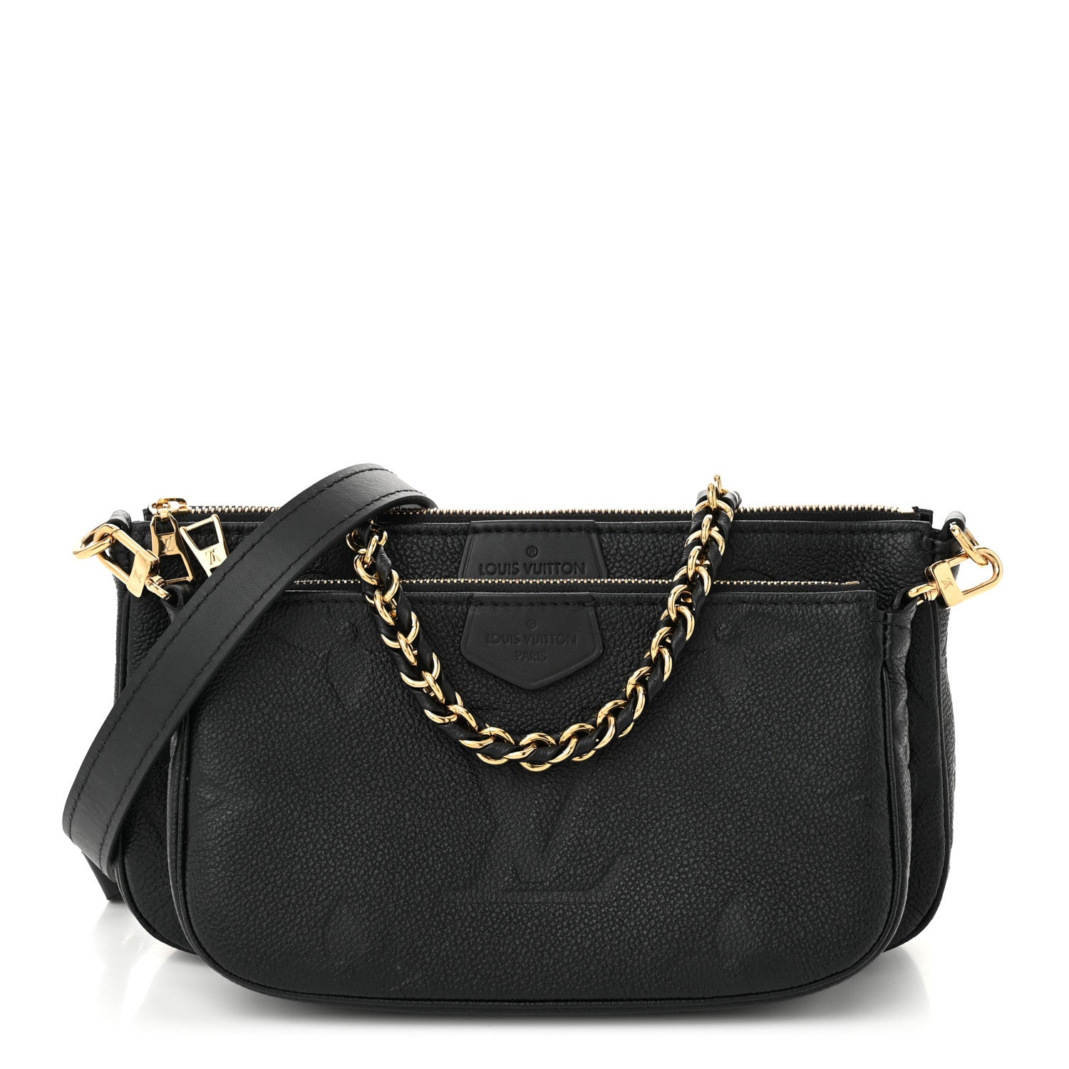 Louis Vuitton Empreinte Monogram Giant Multi Pochette Accessories Black 1 of 10