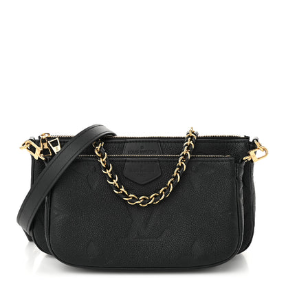 Louis Vuitton Empreinte Monogram Giant Multi Pochette Accessories Black 1 of 10