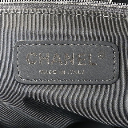 Chanel Calfskin Coco Pleats Hobo Black 6 of 9