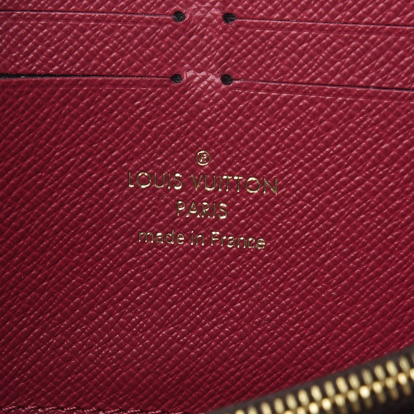Monogram Clemence Wallet Fuchsia