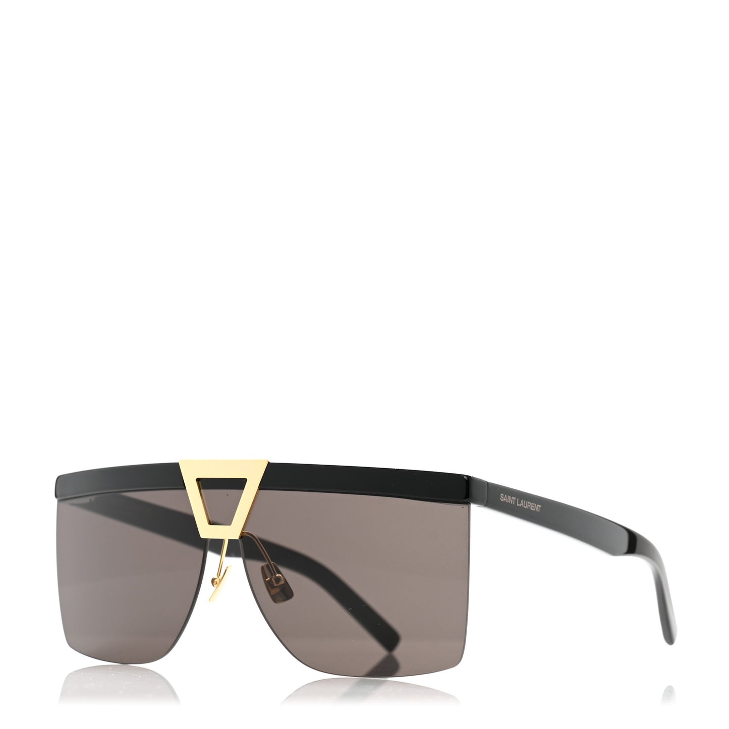 Acetate Palace Mask Sunglasses SL 537 Black