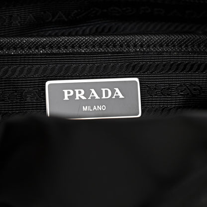 Prada Tessuto Nylon Saffiano Small Backpack Black 5 of 9