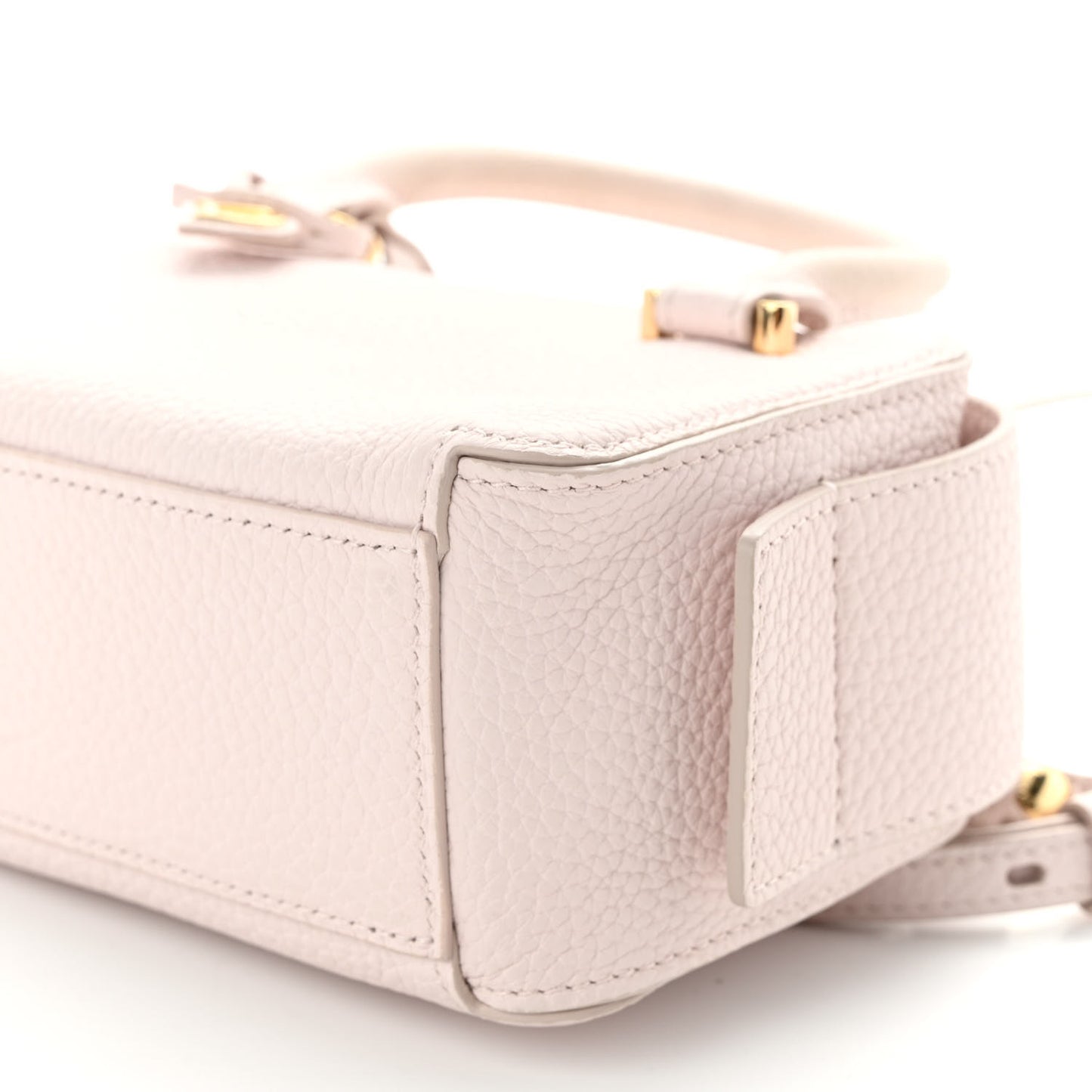Taurillon Soft Nano Cool Box Satchel Silk Pink