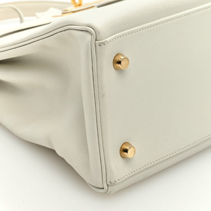 Hermes Evercolor Kelly Retourne 32 White 8 of 15