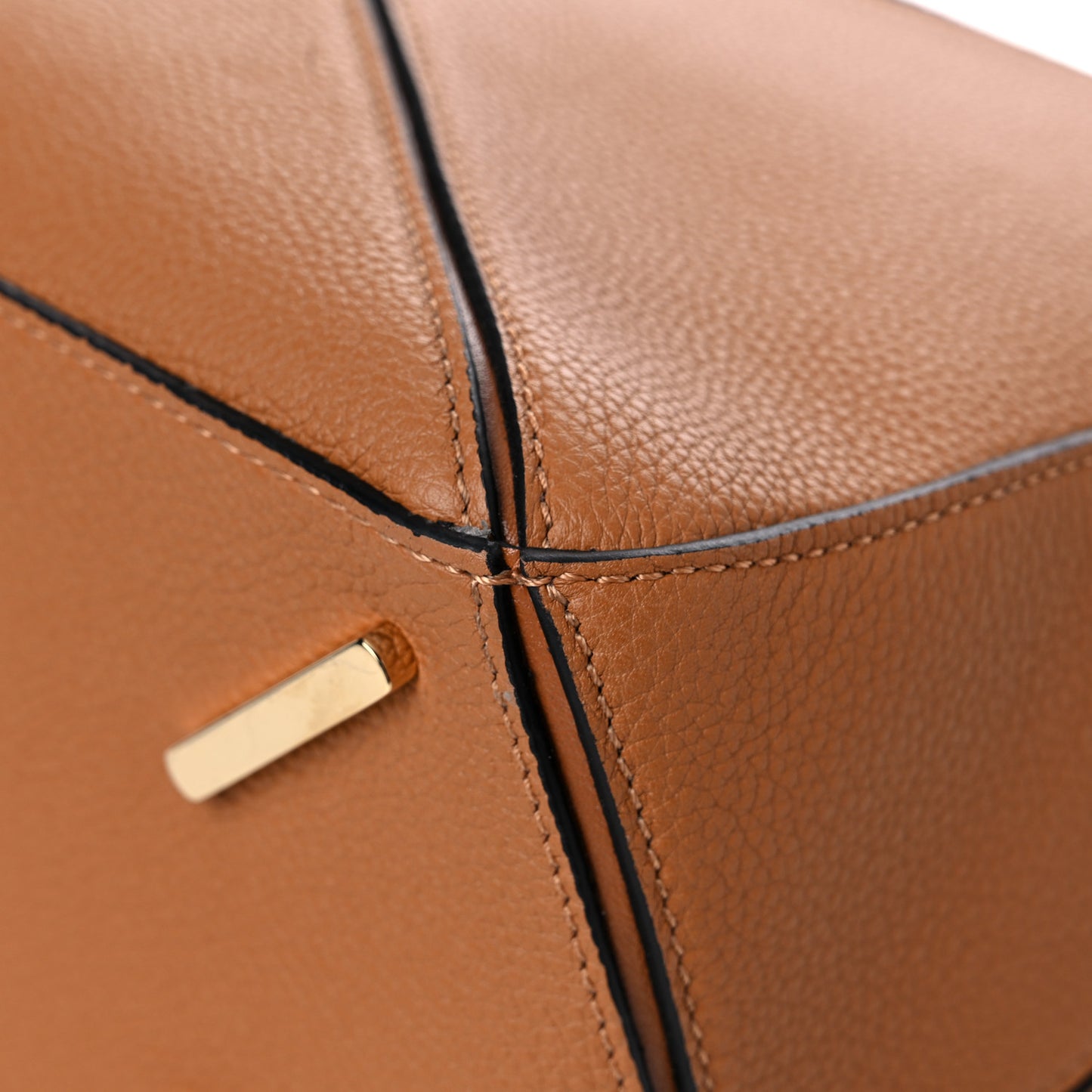 Calfskin Medium Puzzle Bag Light Caramel