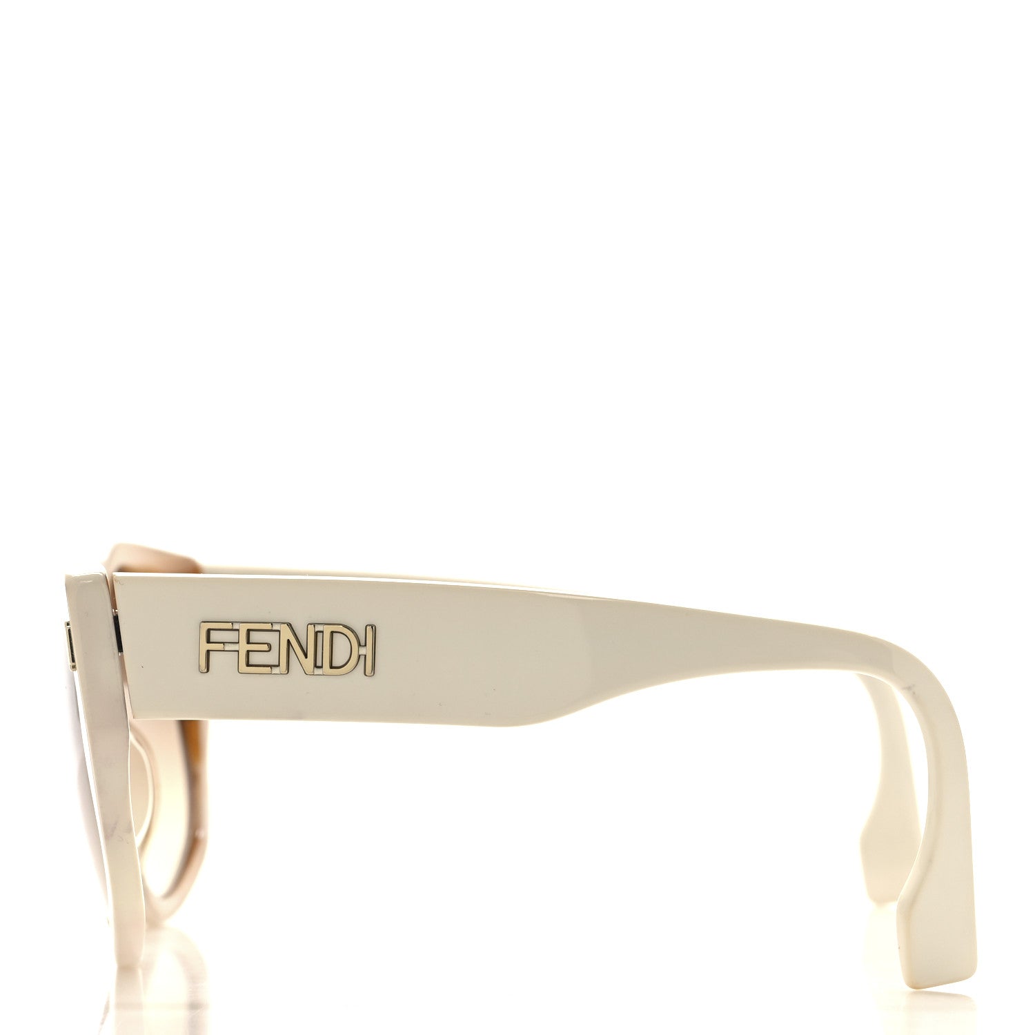 Fendi Acetate FF Fendi Butterfly Sunglasses FE40017I White 3 of 9