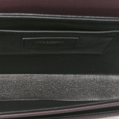 Saint Laurent Tweed Houndstooth Medium Solferino Satchel Umber 5 of 9
